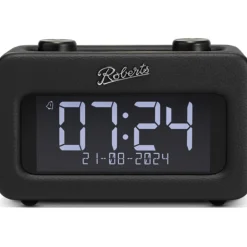 Roberts Revival Rest DAB DAB+ FM Bluetooth Bedside Clock Radio Black