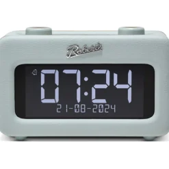 Roberts Revival Rest DAB DAB+ FM Bluetooth Bedside Clock Radio Duck Egg