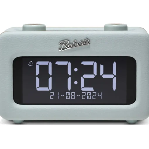 Roberts Revival Rest DAB DAB+ FM Bluetooth Bedside Clock Radio Duck Egg