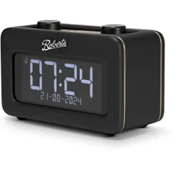Roberts Revival Rest DAB DAB+ FM Bluetooth Bedside Clock Radio Black