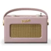 Roberts Revival Uno BT DAB DAB+ FM Radio with 2 alarms and line out in Dusky Pink Bluetooth