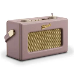 Roberts Revival Uno BT DAB DAB+ FM Radio with 2 alarms and line out in Dusky Pink Bluetooth