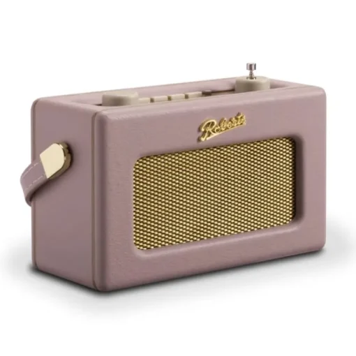 Roberts Revival Uno BT DAB DAB+ FM Radio with 2 alarms and line out in Dusky Pink Bluetooth