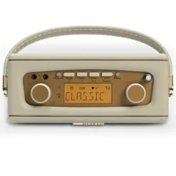 Roberts Revival Uno BT DAB DAB+ FM Radio with 2 alarms and line out in Pastel Cream Bluetooth