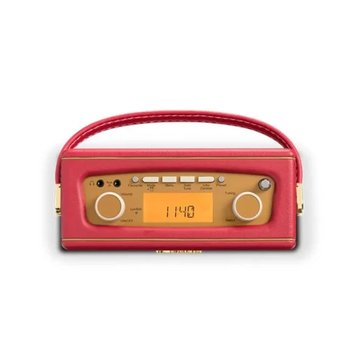 Roberts REVIVAL UNO DAB DAB+ FM Digital Radio with Alarm Berry Red