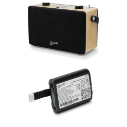 Roberts Stream 95i DAB+ Wireless Music System with DAB+FM Radio with BP3 Battery Pack Bundle
