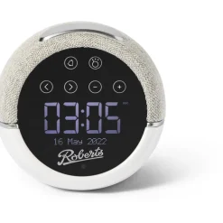 Roberts ZENPLUSW Wellbeing FM DAB+ Alarm Clock Radio - White