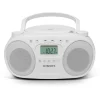 Roberts Zoombox FM Portable CD Player FM AM Radio White
