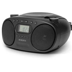 Roberts Zoombox FM Portable CD Player FM AM Radio Black