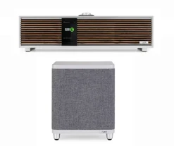 Ruark R410 Integrated Music System with RS1 Subwoofer Grey