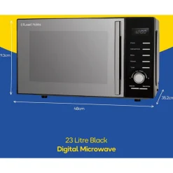 Russell Hobbs RHM2348B 23 Litres Solo Microwave Black