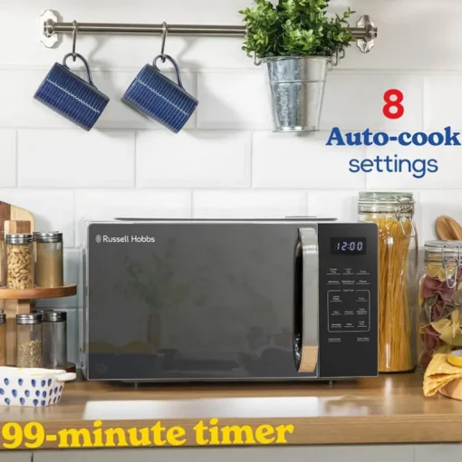 Russell Hobbs RHMT2045S 20 Litre Touch Control Digital Microwave Silver