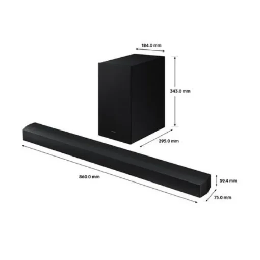 Samsung HW-B650D B-series 3.1ch Soundbar with Subwoofer 2024