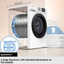 Samsung WW11DG6B25LBU1 11kg 1400 Spin Washing Machine Black