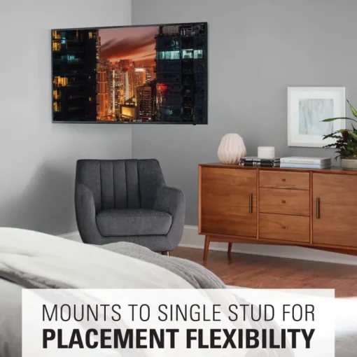 Sanus VMF720-S2 Premium Full Motion TV Wall Mount for 32-55 Inches TVs - Stainless Steel