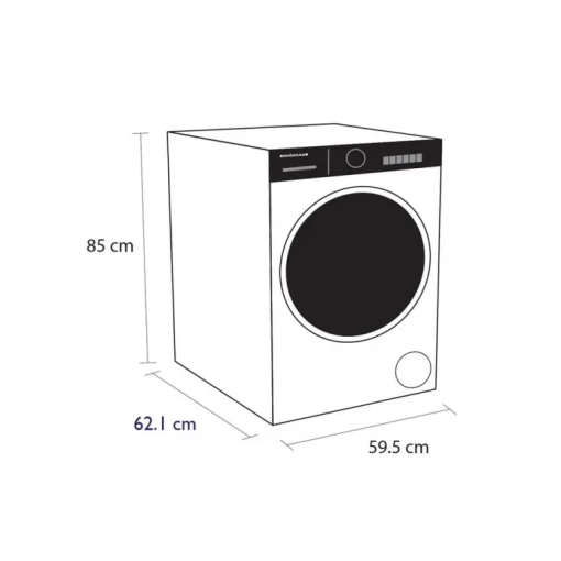 Schonhaus TDSHF018A3W 8kg Heat Pump Tumble Dryer White