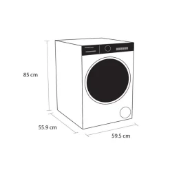 Schonhaus WDSF0110614AW 10+6 kg 1400 Spin Washer Dryer White