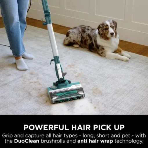 Shark HZ4000UKT PowerDetect with DuoClean Corded Stick Vacuum Cleaner Dark Teal