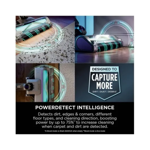 Shark IP1251UKT PowerDetect Cordless Pet Vacuum Cleaner with up to 70 Minutes Run Time Java Grey