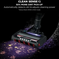 Shark IZ400UK Stratos Cordless Stick Vacuum Cleaner - Up To 60 Minutes Run Time - Gold
