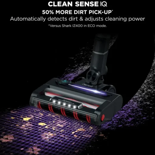 Shark IZ400UK Stratos Cordless Stick Vacuum Cleaner - Up To 60 Minutes Run Time - Gold
