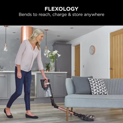 Shark IZ400UK Stratos Cordless Stick Vacuum Cleaner - Up To 60 Minutes Run Time - Gold