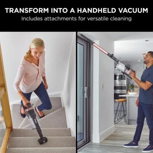 Shark IZ400UK Stratos Cordless Stick Vacuum Cleaner - Up To 60 Minutes Run Time - Gold
