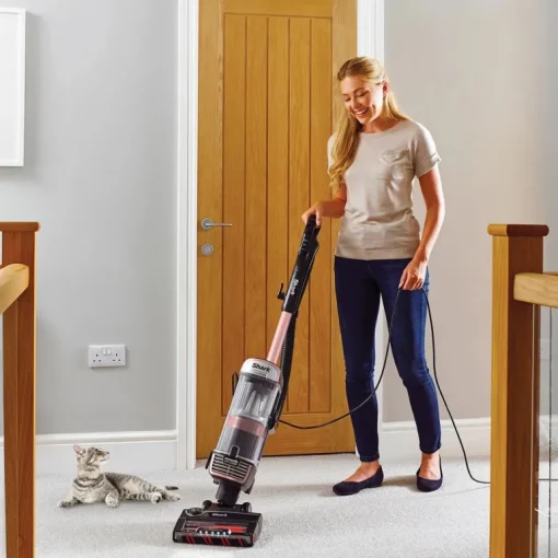Shark NZ860UKT Stratos Anti hair Wrap Plus Upright Vacuum Cleaner - Rose Gold
