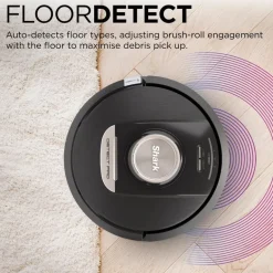 Shark RV2820VEUK PowerDetect Self-Empty Robot Vacuum with Up to 100 Min Minutes Run Time Black