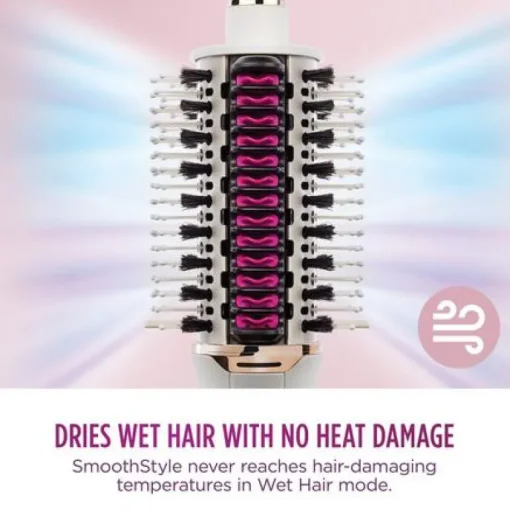 Shark SmoothStyle HT212UK Hot Brush and Smoothing Comb with Storage Bag