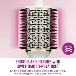 Shark SmoothStyle HT212UK Hot Brush and Smoothing Comb with Storage Bag