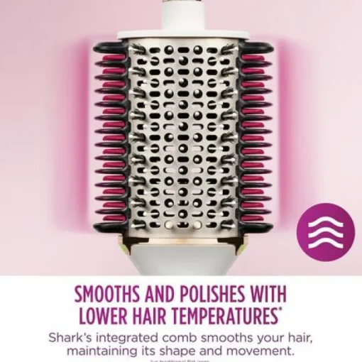 Shark SmoothStyle HT212UK Hot Brush and Smoothing Comb with Storage Bag