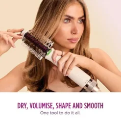 Shark SmoothStyle HT212UK Hot Brush and Smoothing Comb with Storage Bag