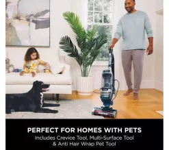 Shark Stratos Pet Pro Anti Hair Wrap Plus Anti-Odour XL Upright Vacuum Navy Blue AZ3000UKT