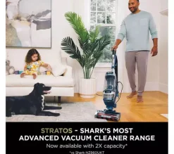 Shark Stratos Pet Pro Anti Hair Wrap Plus Anti-Odour XL Upright Vacuum Navy Blue AZ3000UKT