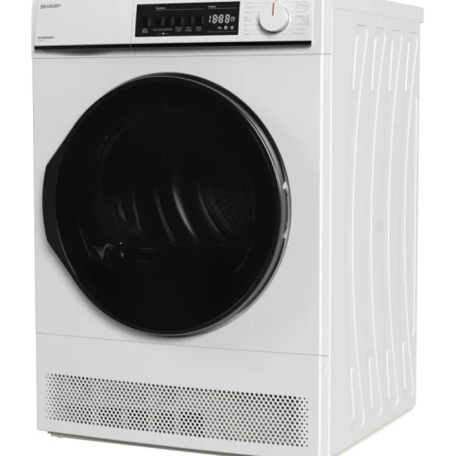 Sharp KDNCB8S7GW91 8kg Condenser Tumble Dryer White