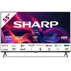 Sharp 4T-C55GK4245KB 55 Inch 4K UHD Frameless Smart Tivo TV 2024