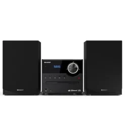 Sharp XL-B517DBK Wireless HiFi Micro System DAB+ Bluetooth Black