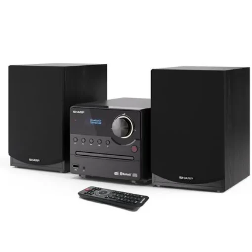 Sharp XL-B517DBK Wireless HiFi Micro System DAB+ Bluetooth Black