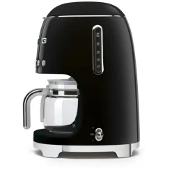 SMEG DCF02BLUK 50s Retro Style Drip Coffee Machine Black