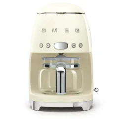 Smeg DCF02CRUK 50s Retro Style Drip Coffee Machine Cream