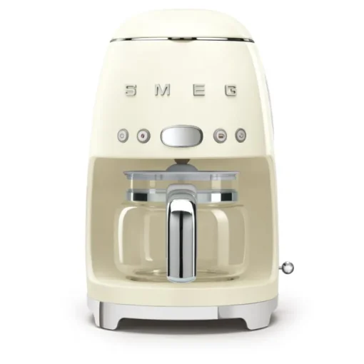 Smeg DCF02CRUK 50s Retro Style Drip Coffee Machine Cream