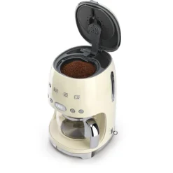 Smeg DCF02CRUK 50s Retro Style Drip Coffee Machine Cream