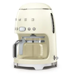 Smeg DCF02CRUK 50s Retro Style Drip Coffee Machine Cream