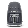 SMEG DCF02GRUK 50s Retro Stye Drip Coffee Machine Slate Grey