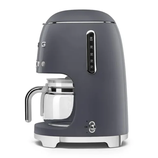 SMEG DCF02GRUK 50s Retro Stye Drip Coffee Machine Slate Grey