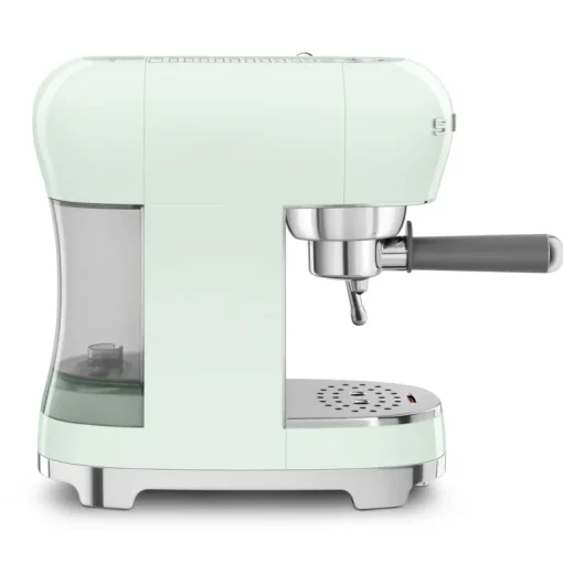 Smeg ECF02PGUK Espresso Coffee Machine with Steam Wand Pastel Green