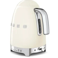 SMEG KLF04CRUK 50s Retro Style Jug Kettle Cream
