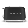 SMEG TSF01BLMUK 50s Retro Style 2 Slice Toaster Matte Black