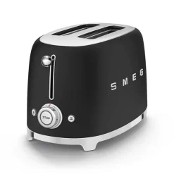 SMEG TSF01BLMUK 50s Retro Style 2 Slice Toaster Matte Black